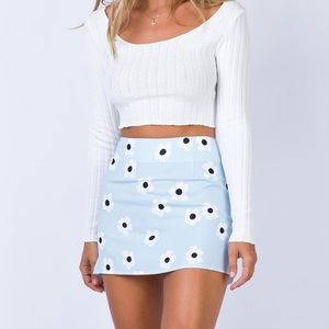 Princess Polly Mini Skirt Blue